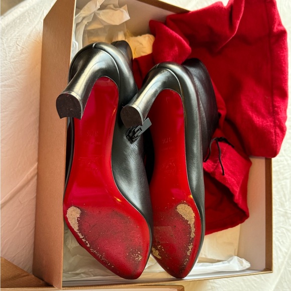 Christian Louboutin black high heel booties - Picture 8 of 8